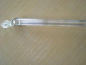 Clear Fluted Acrylic Baton 36" - With Snap - Alan Richard Textiles, LTD Acrylic Batons, Kirsch Architrac - Series 94003, Kirsch Architrac - Series 94005, Kirsch Architrac - Series 94008