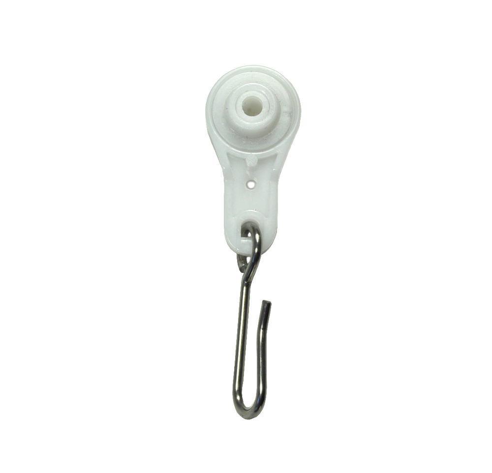 Kirsch Ball Bearing Carrier With Hook - 9673 - Alan Richard Textiles, LTD Kirsch Architrac - Series 94003, Kirsch Architrac - Series 94004, Kirsch Architrac - Series 94005, Kirsch Architrac - Series 94008