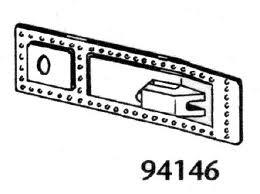 Kirsch Overlap Stiffener With Grommet 94146 - Kirsch Architrac - Series 94001